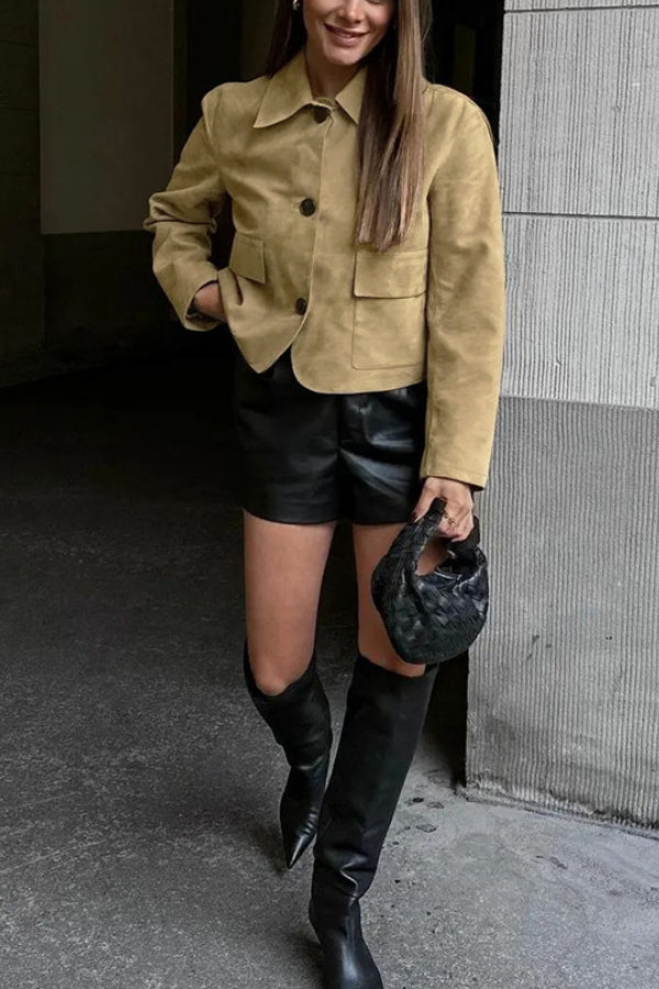Mune | Suede Fashion Jacket