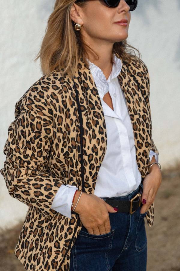 Mune | Leopard Pattern Jacket
