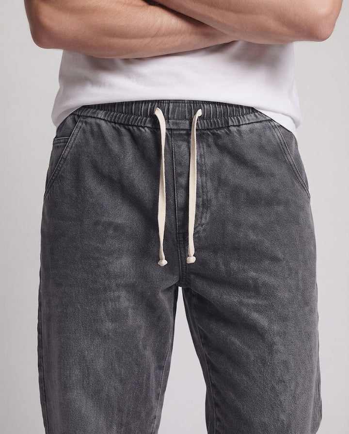 Men's Loose-Fitting Denim Pants with Casual Cut Mune Fashion 1788750903