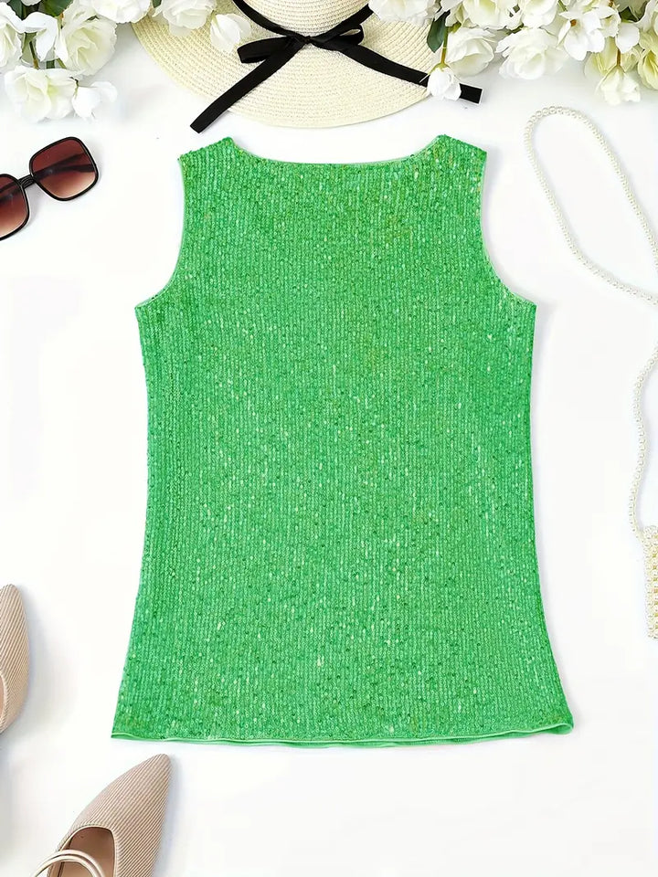 Mune Fashion | Sleeveless Top with Sequins