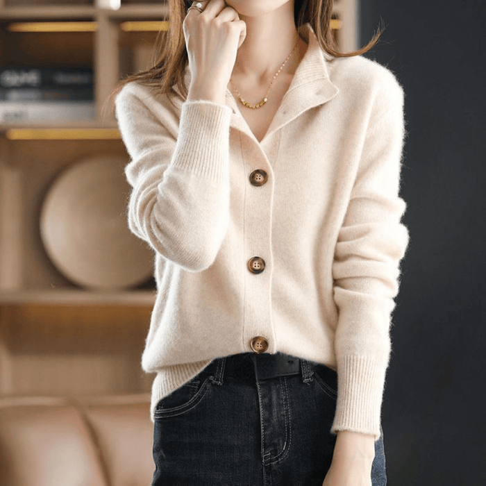 Mune | Cozy Cashmere Knit Cardigan Pullover