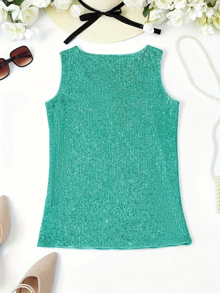 Mune Fashion | Sleeveless Top with Sequins