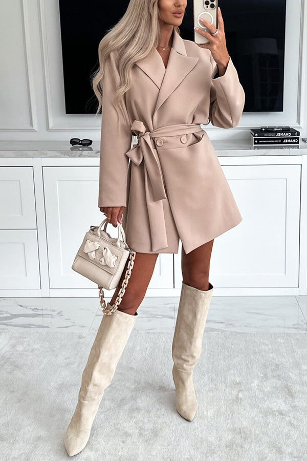 Mune | Long Beige Jacket