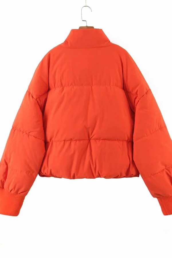 Mune | Collar Zipper Pocket Thick Warm Cotton Jacket