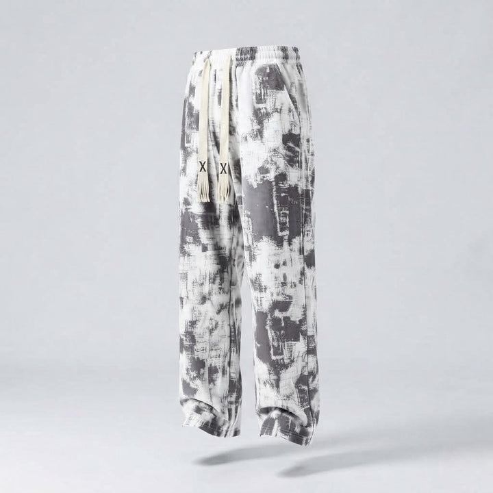 Women Leisure Graphic Cargo Pants Mune Fashion