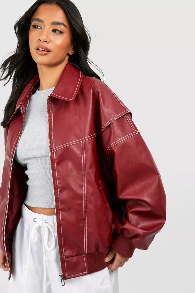 Mune | Oversize Red Jacket