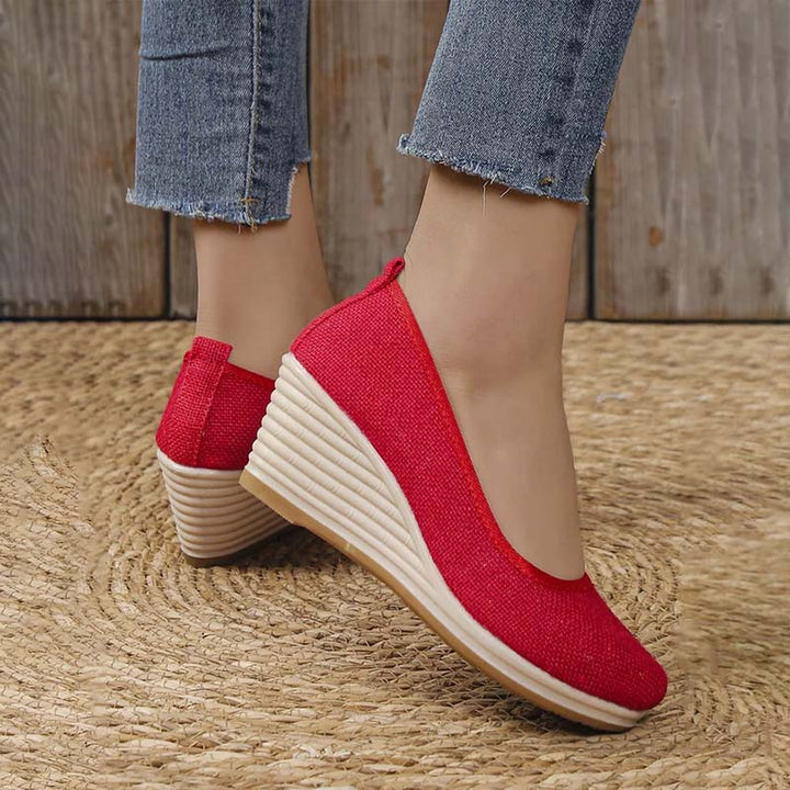 Casual wedge shoes