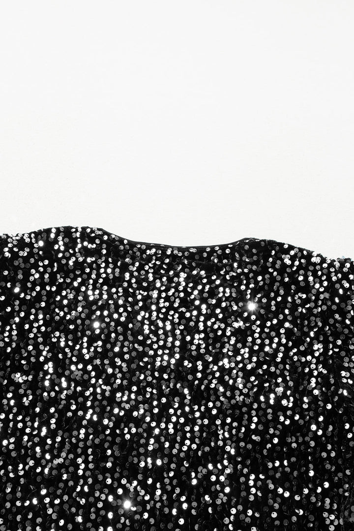 Mune | Jacket With Sequins And Open Front