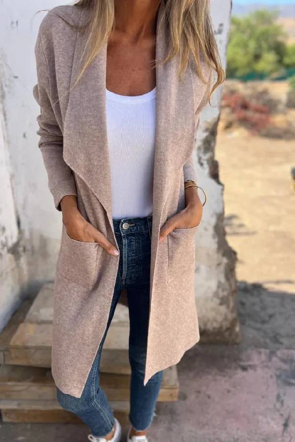 Mune | Mid-Length Cardigan Jacket