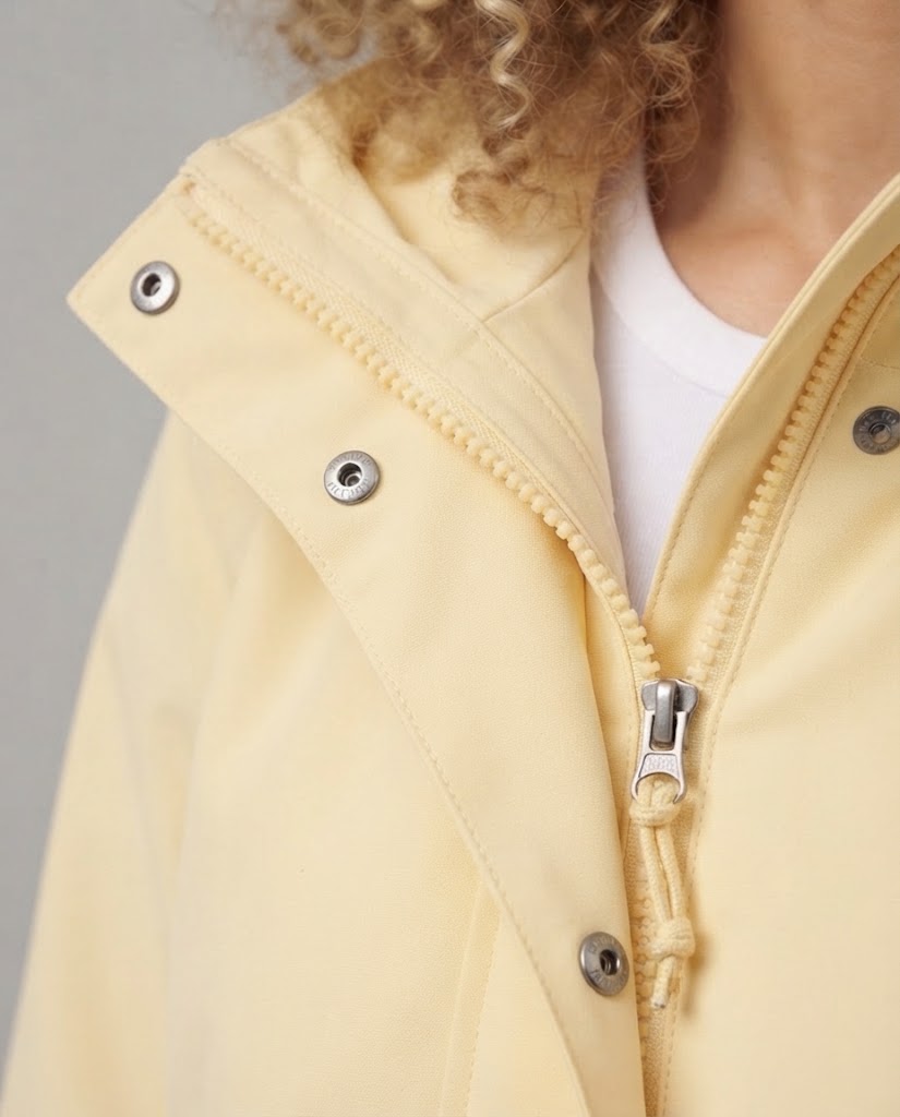 Women Water-Repellent Outdoor Jacket with Hood Mune Fashion