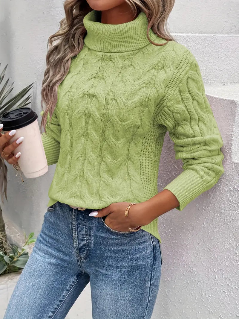 Mune | Cable Knit Turtleneck Sweater Women