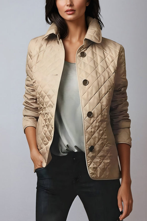 Mune | Cotton Blend Slim Fit Jacket for Fall and Winter