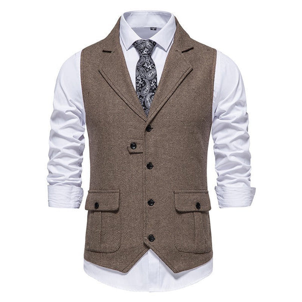 Men’s Smart Casual Office Outfit Vest