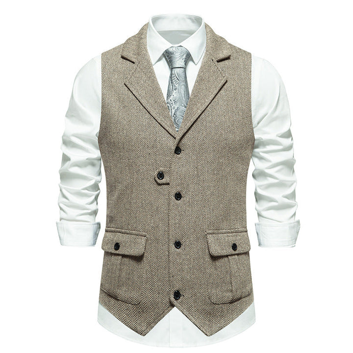Men’s Smart Casual Office Outfit Vest