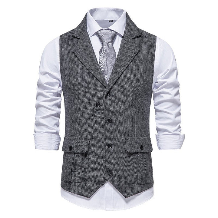 Men’s Smart Casual Office Outfit Vest
