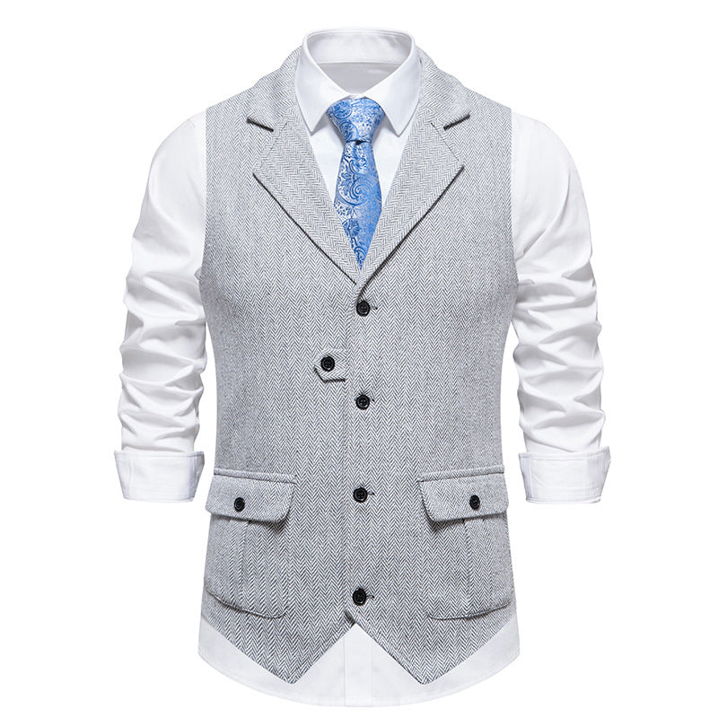 Men’s Smart Casual Office Outfit Vest