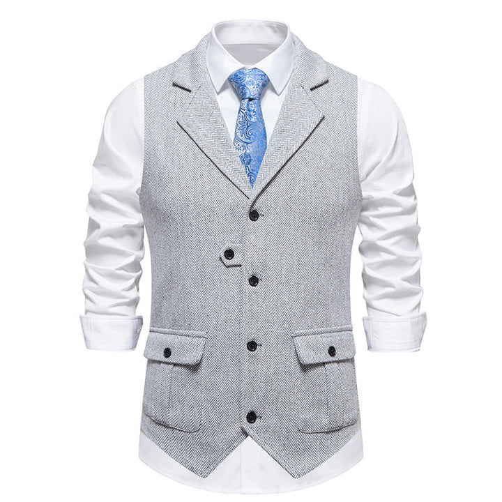 Men’s Smart Casual Office Outfit Vest