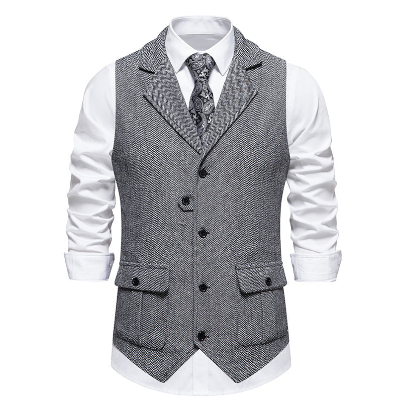Men’s Smart Casual Office Outfit Vest