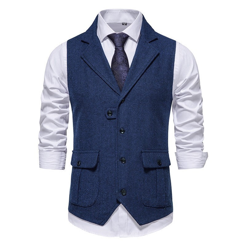 Men’s Smart Casual Office Outfit Vest