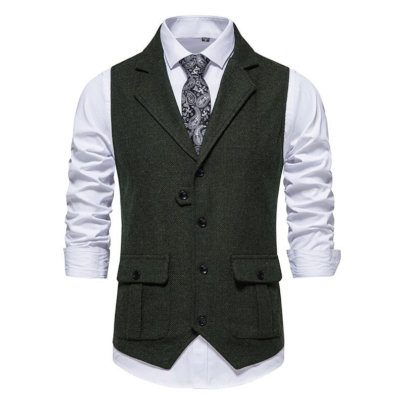 Men’s Smart Casual Office Outfit Vest