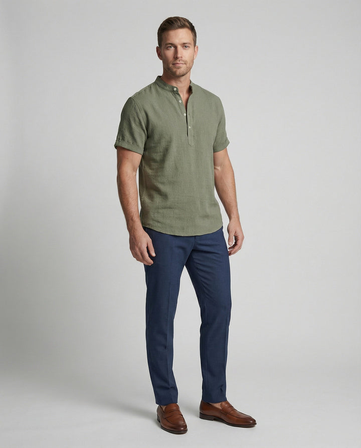 Mune Fashion | High-Quality, Comfortable Men's Polo with V-Neck