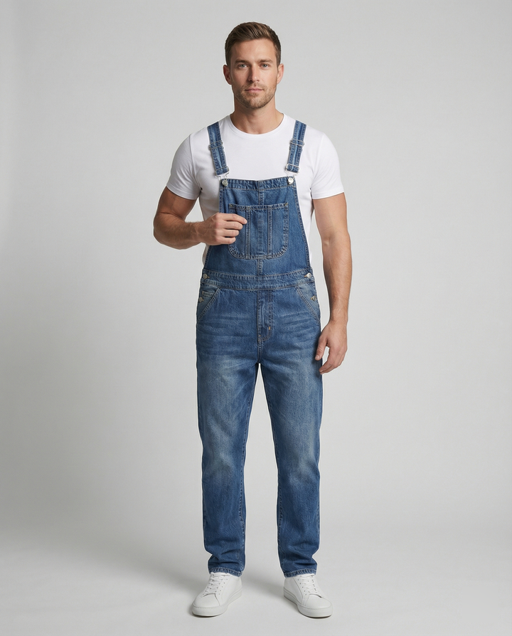 Men's overalls robust with adjustable straps