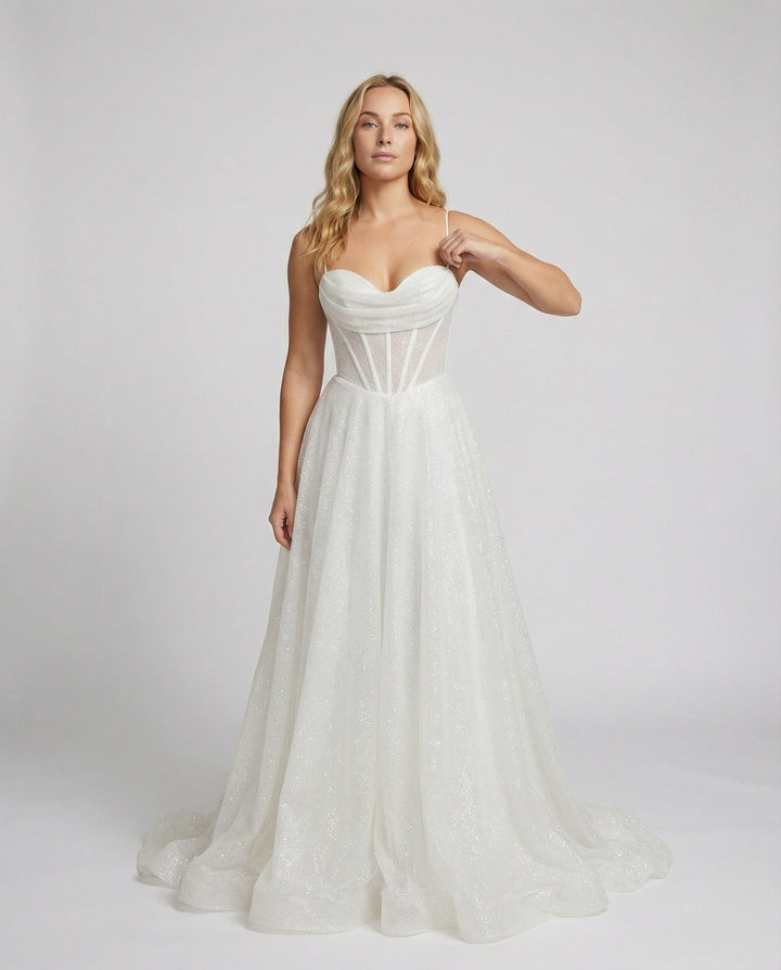 Mune Fashion | Glitter Ball gown with lacing