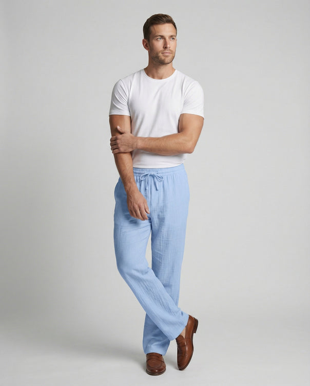 Men's Casual Linen Pants Mune Fashion