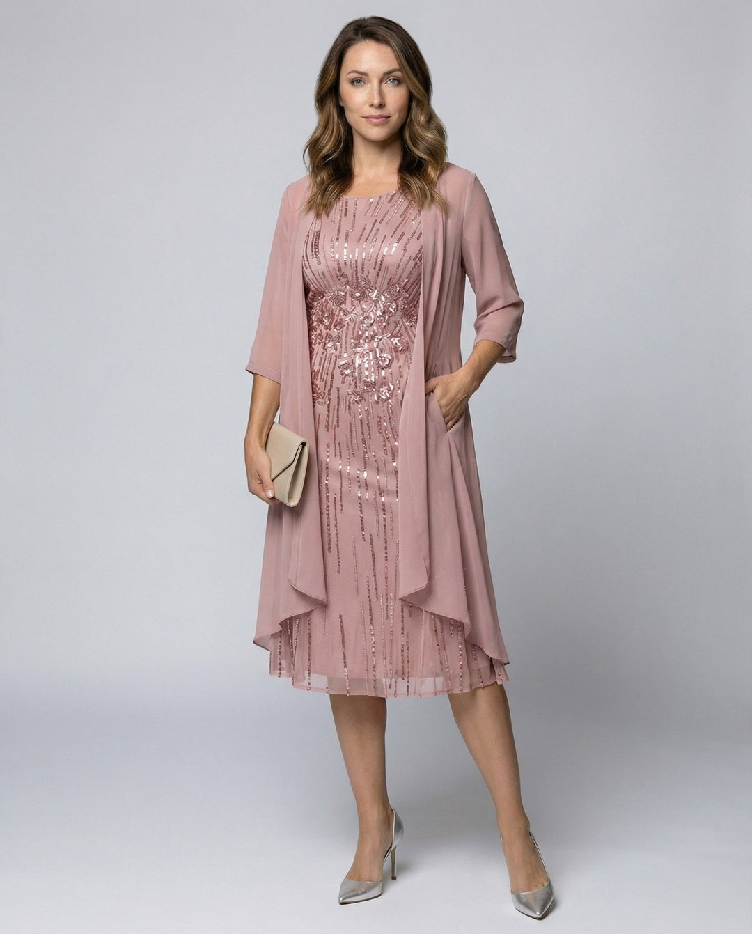 Elegant chiffon dress