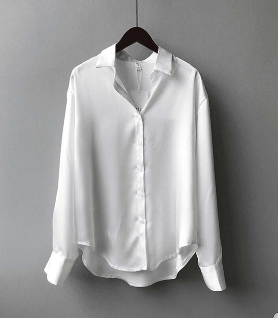 Mune | Buttoned Satin Silk Blouse