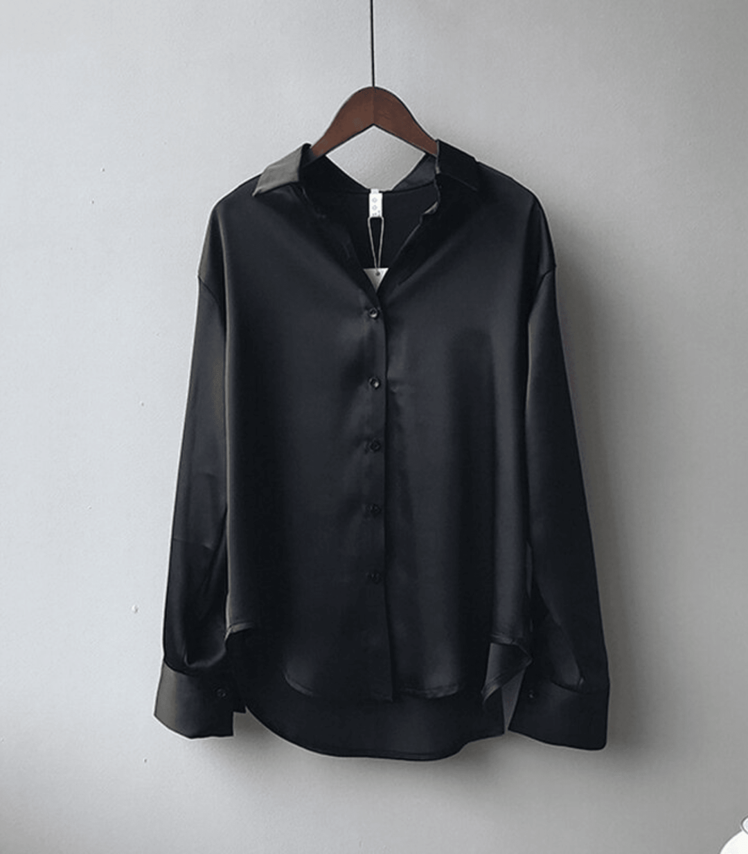 Mune | Buttoned Satin Silk Blouse