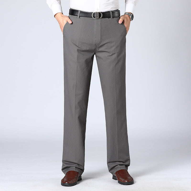 Mune Fashion | Tailored Fit Straight Leg Crease Cotton Blend