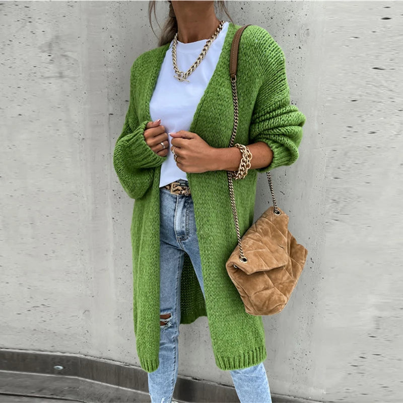 Mune | Elegant Cashmere Women's Cardigan In Mid Length