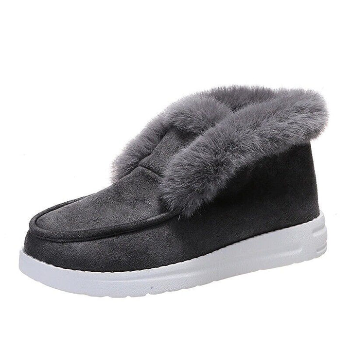 Mune | Winter Moccasins - Suede Slip-On Moccasins with Fur Lining