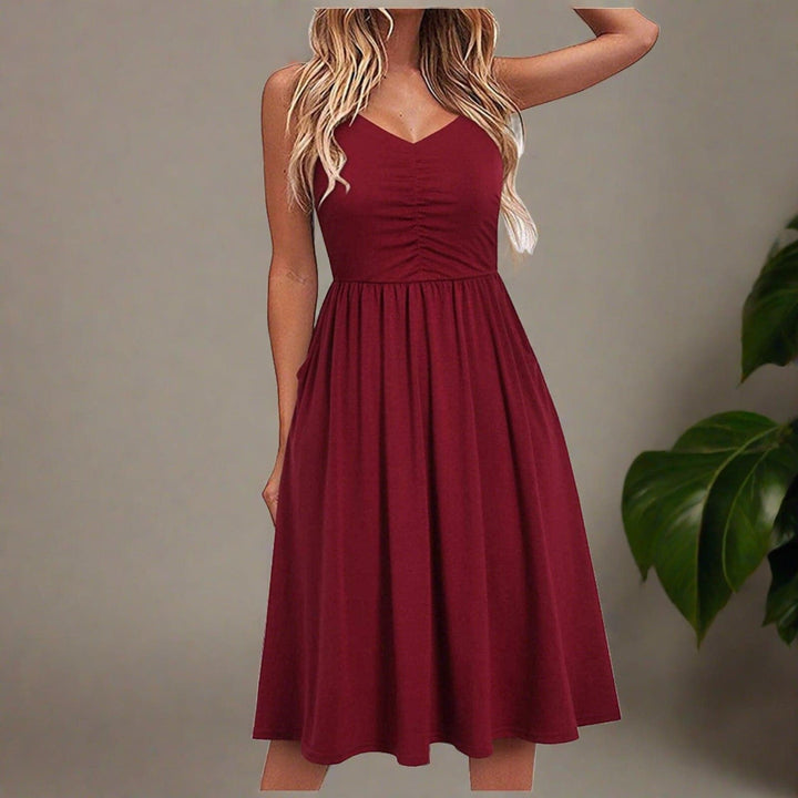 Mune Fashion | Elegant Midi Dress for Summer