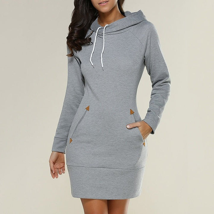 Mune | Casual hoodie dress above the knee