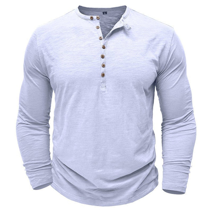 Men's Long-Sleeve Henley Shirt