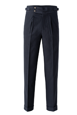 Mune | Classic Pleated Trousers with Belt Loops