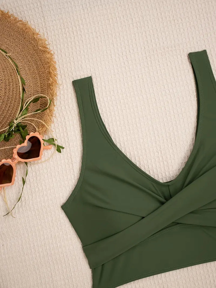 Mune | Olive Green Active Bikini Set