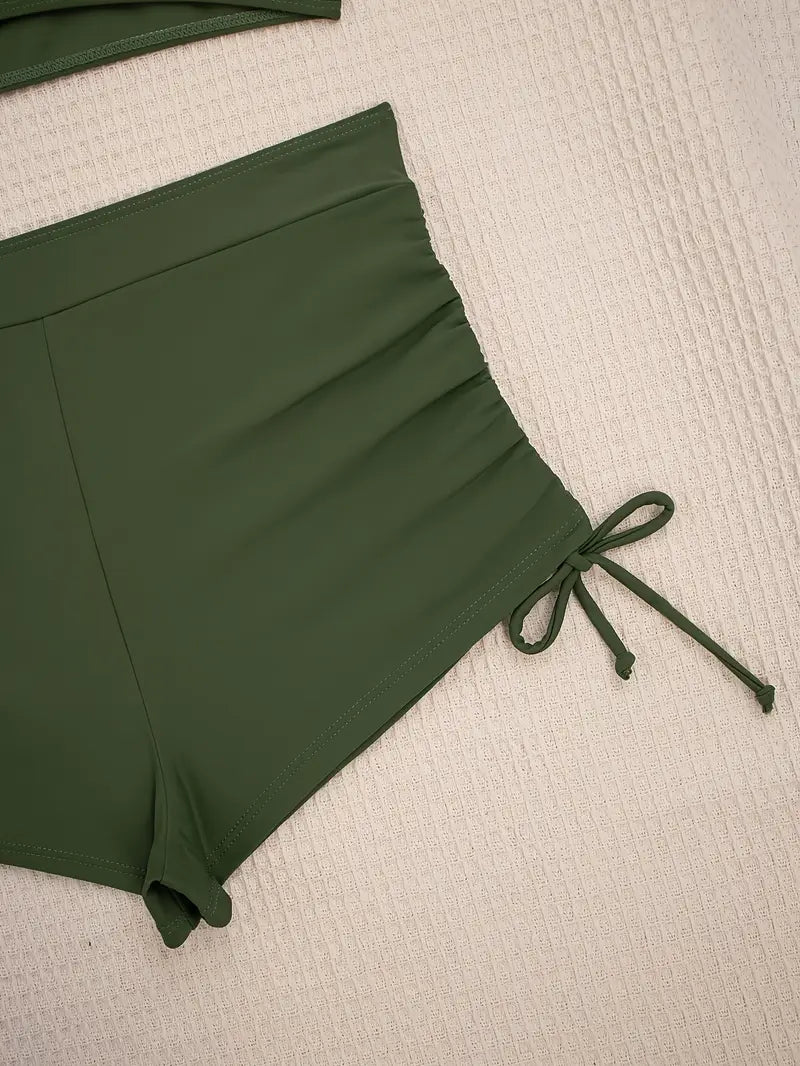 Mune | Olive Green Active Bikini Set