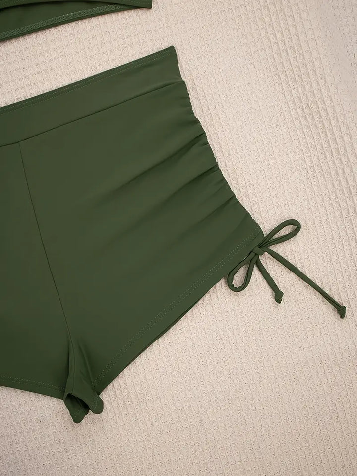 Mune | Olive Green Active Bikini Set