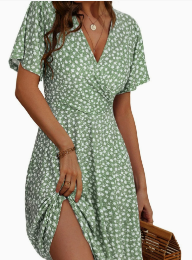Loved By You Midi dress with daisy pattern