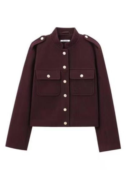 Mune | Pocket Button-Up Wool Jacket