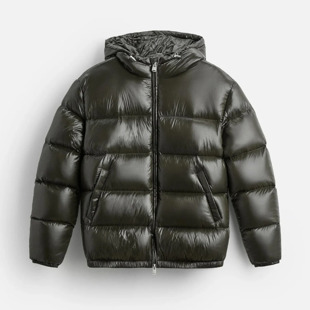 Mune | Puffer Jacket Plus Size Water Repellent Hooded Quilted Jacket