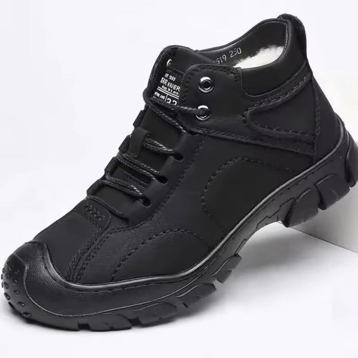 Mune | Men's winter boots made of waterproof leather with non-slip sole