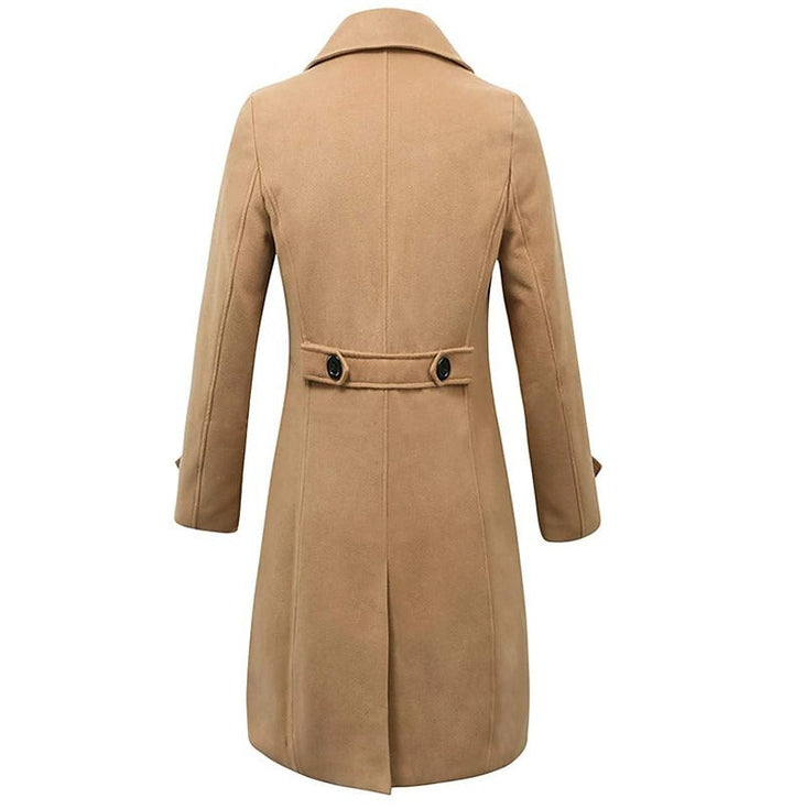 Mune | Elegant Wool Crossover Coat for Men