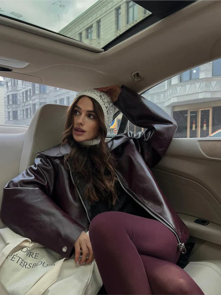 Mune | Sleeve Burgundy Jacket