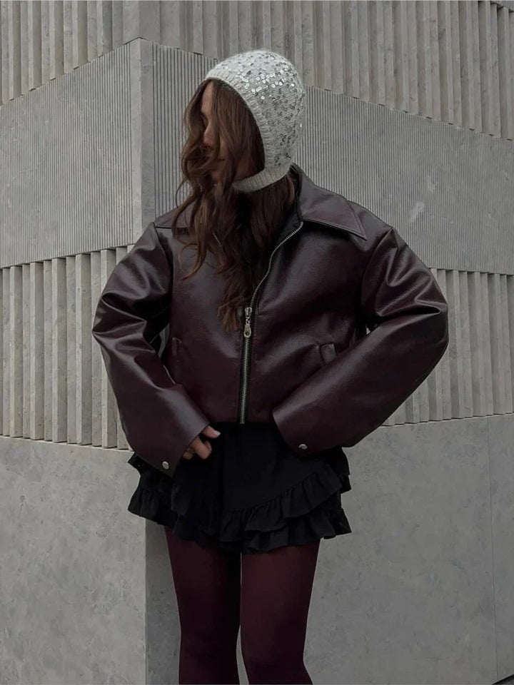 Mune | Sleeve Burgundy Jacket
