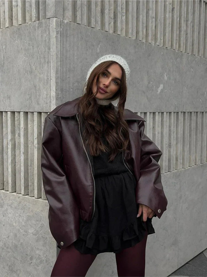 Mune | Sleeve Burgundy Jacket