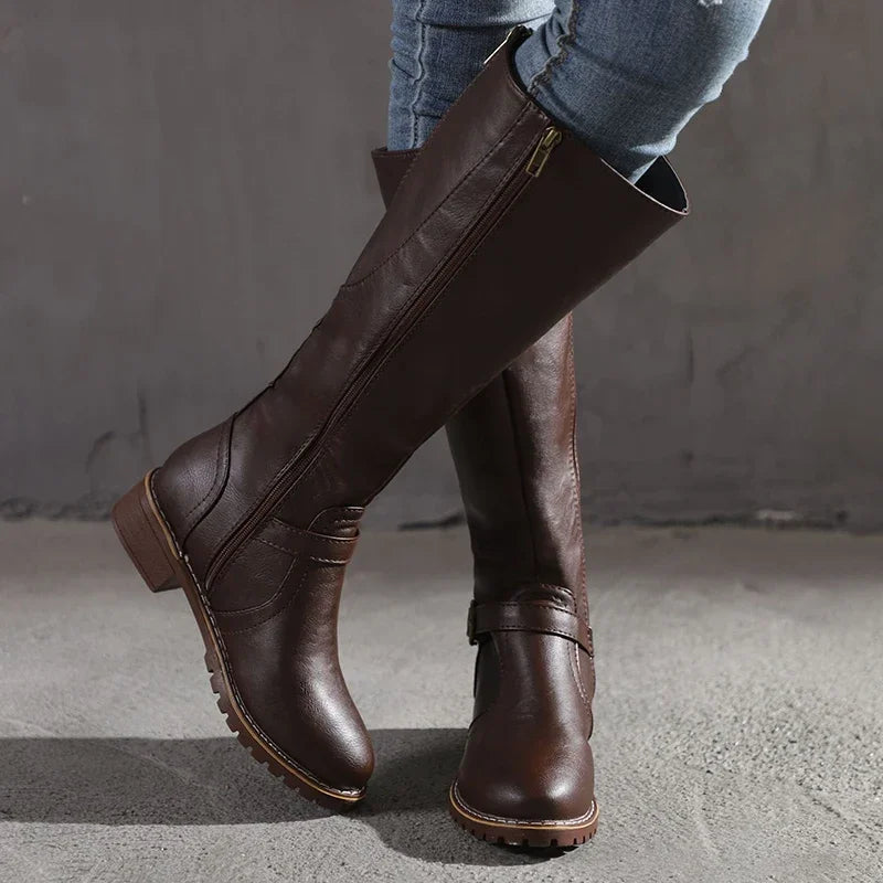 Mune | Elegant Leather Boots – Trendy Women's Boots for Every Occasion